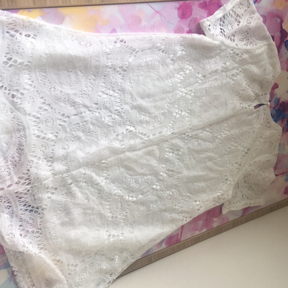 Lace Swimsuit Coverup